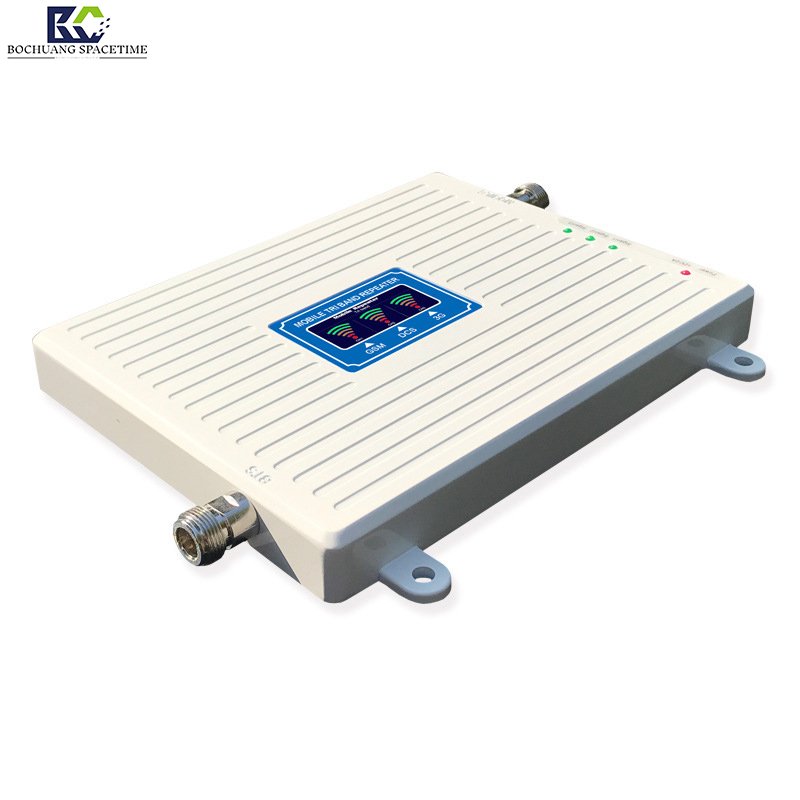 GSM/DCS/3G Tri Band Signal Network repeater signal booster repeater 500 square meters area high-power mobile signal amplifier